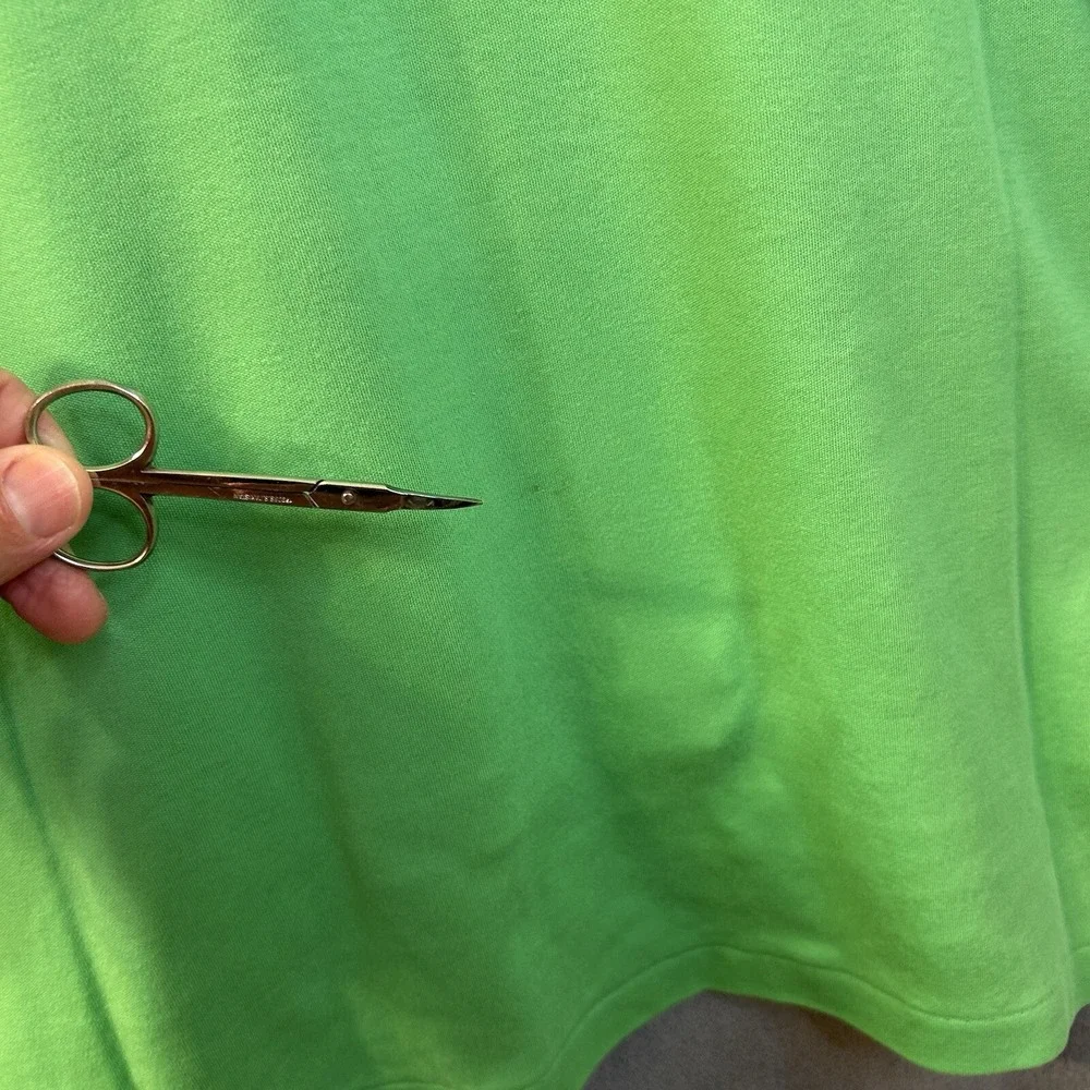 Polo Ralph Lauren Lime Green Short Sleeve Blue Pony Short Sleeve~Large